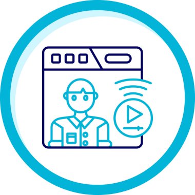 radyo kontrol vektörü simgesi modern illüstrasyon vektör arkaplanı