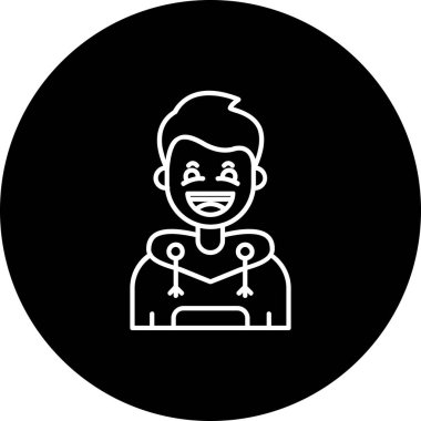 Bir kadın simgesinin vektör illüstrasyonu