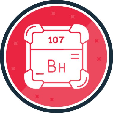 Kişisel ve ticari bir kimyasal element simgesinin gösterimi