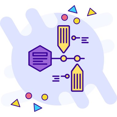 Seo simgesinin vektör illüstrasyonu