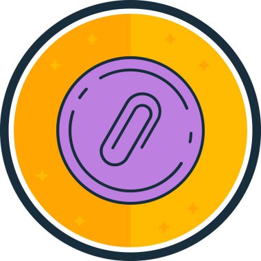 Modern bir simgenin vektör illüstrasyonu