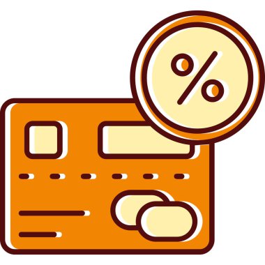 indirimli fiyat etiketi renk ana hatları vektörü