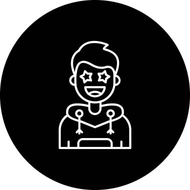 İnsan simgesinin vektör illüstrasyonu