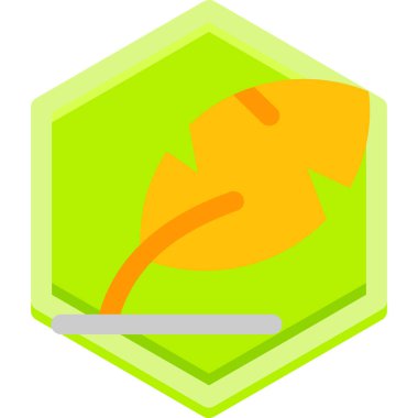 Yaprak simgesinin vektör illüstrasyonu