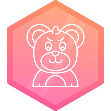 çizgi bal peteği simgesi beyaz arkaplanda izole edildi. Tatlı hücrelerin sembolü. tatlı doğal yiyecekler. Renkli taslak konsepti. vektör.