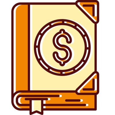 Kitap. Web simgesi basit illüstrasyon