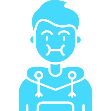 Takım elbiseli bir adamın vektör çizimi