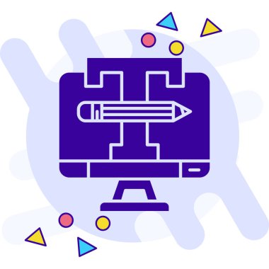 renk web simgesi. vektör çizim