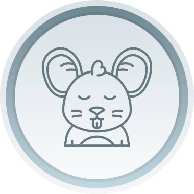 Hayvan ikonu. vektör illüstrasyonu