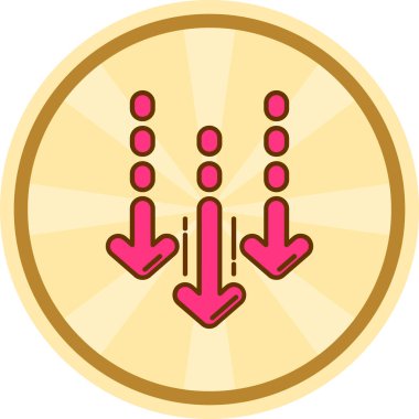 Oklar. Web simgesi basit illüstrasyon