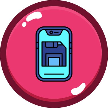 Cep telefonu. Basit resimleme