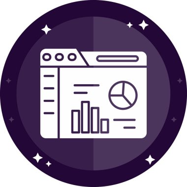 seo modern simgesinin vektör illüstrasyonu