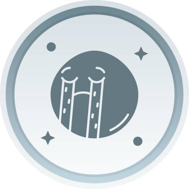 Ay. Web simgesi basit tasarım