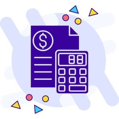 Ödeme makinesi simgesi. Web için para makinesi vektör simgelerinin özet çizimi