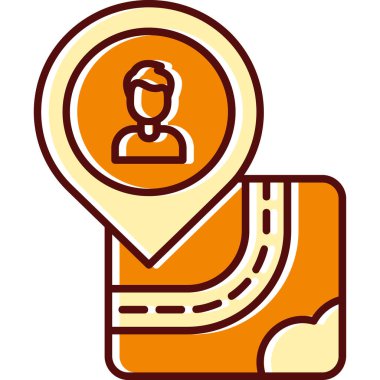 gps gps konum vektör çizimi