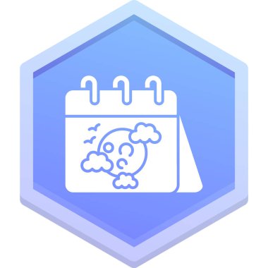 Modern bir su damlası simgesinin vektör çizimi