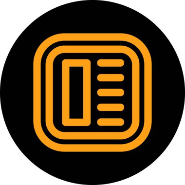 Modern bir simgenin vektör illüstrasyonu