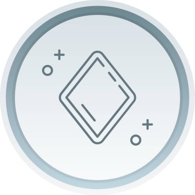 Benzersiz temel vektör çizgisi simgesi