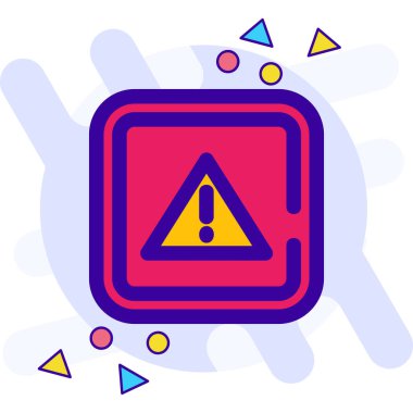 Uyarı dikkat simgesi - özet biçimi