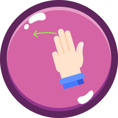 Sabun simgesi ile el, basit vektör illüstrasyonu