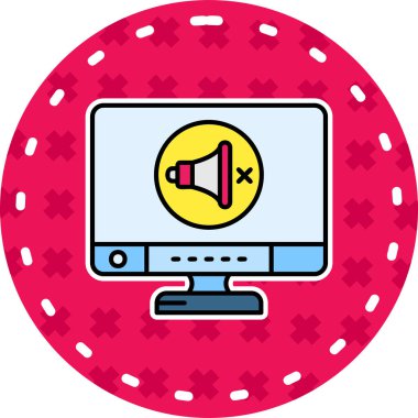 video simgesi, vektör illüstrasyonu