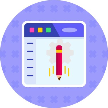 Web simgesi tasarımı vektör illüstrasyonu