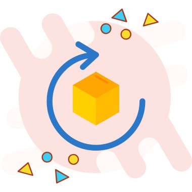 Bulmacalı bir elin vektör illüstrasyonu