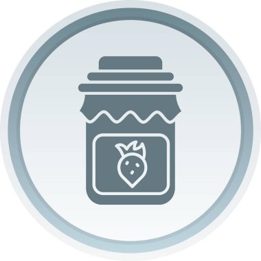 Kavanoz simgesi, vektör çizimi