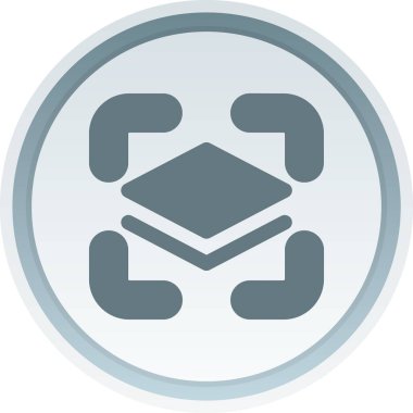 Benzersiz döviz değişim vektör simgesi