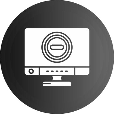 vektör dizüstü simgesi, basit illüstrasyon