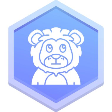 Hayvan ikonu. vektör illüstrasyonu