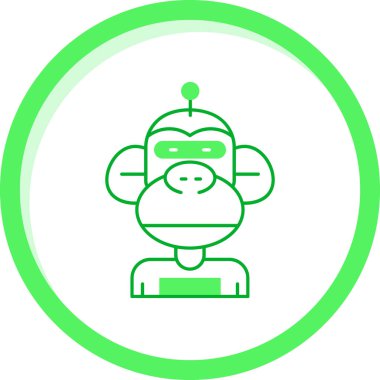 vektör maymun resimleme