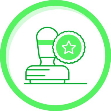 Rozet. Web simgesi basit tasarım