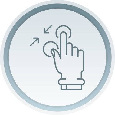 imleç parmak parmak simgesi ana hat biçiminde