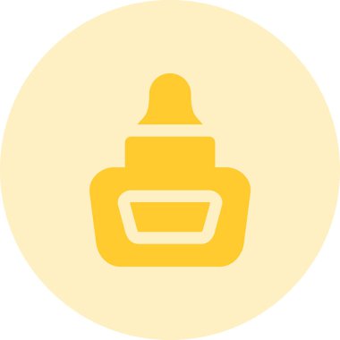 Kişisel ve ticari kullanım için şişe vektör simgesi simgesi vektör çizimi..