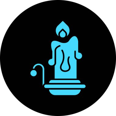 Mum simgesi vektör illüstrasyonu