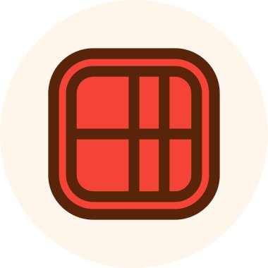 çikolata simge vektör çizim