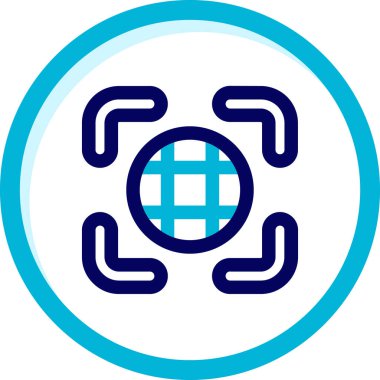 genel ağ vektör illüstrasyonu