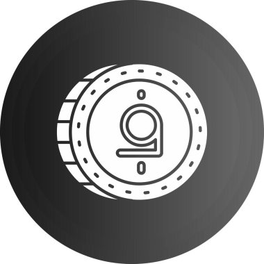 Beyaz arka planda izole edilmiş tahta simgesi kesmek için gri elektrikli testere. Elektrik kesimi metal kesim tahtasıyla ya da tahtayla. Tahta daire düğmesi. vektör