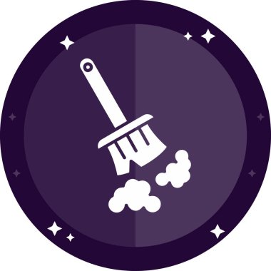 süpürge vektör illüstrasyon