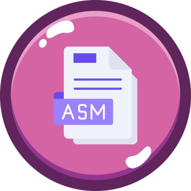 dosya biçimi simgesi, vektör illüstrasyonu