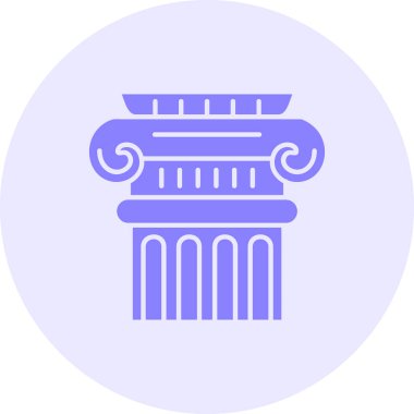 Sütun. Web simgesi basit illüstrasyon