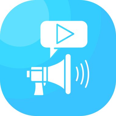 Bir hoparlörün vektör çizimi