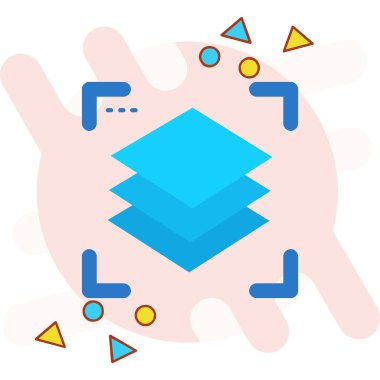 kutu gönderme simgesi - taslak biçimi