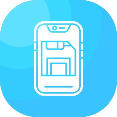 hareket eden telefon vektör çizim