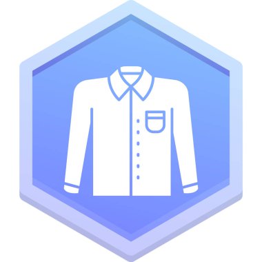 Gömlek. Web simgesi basit illüstrasyon