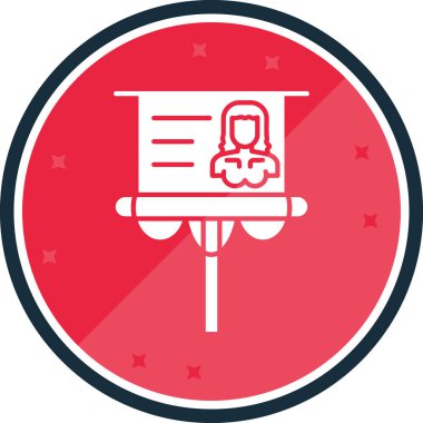 Birleşik Devletler bayrağının bir simgesinin vektör illüstrasyonu