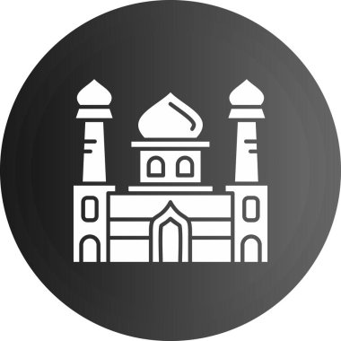 Cami simgesinin vektör illüstrasyonu