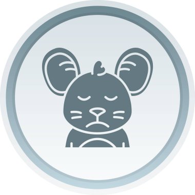 hayvan simgesi, basit vektör illüstrasyonu