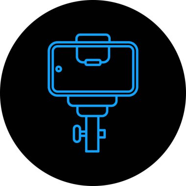 Kamera. Web simgesi basit illüstrasyon